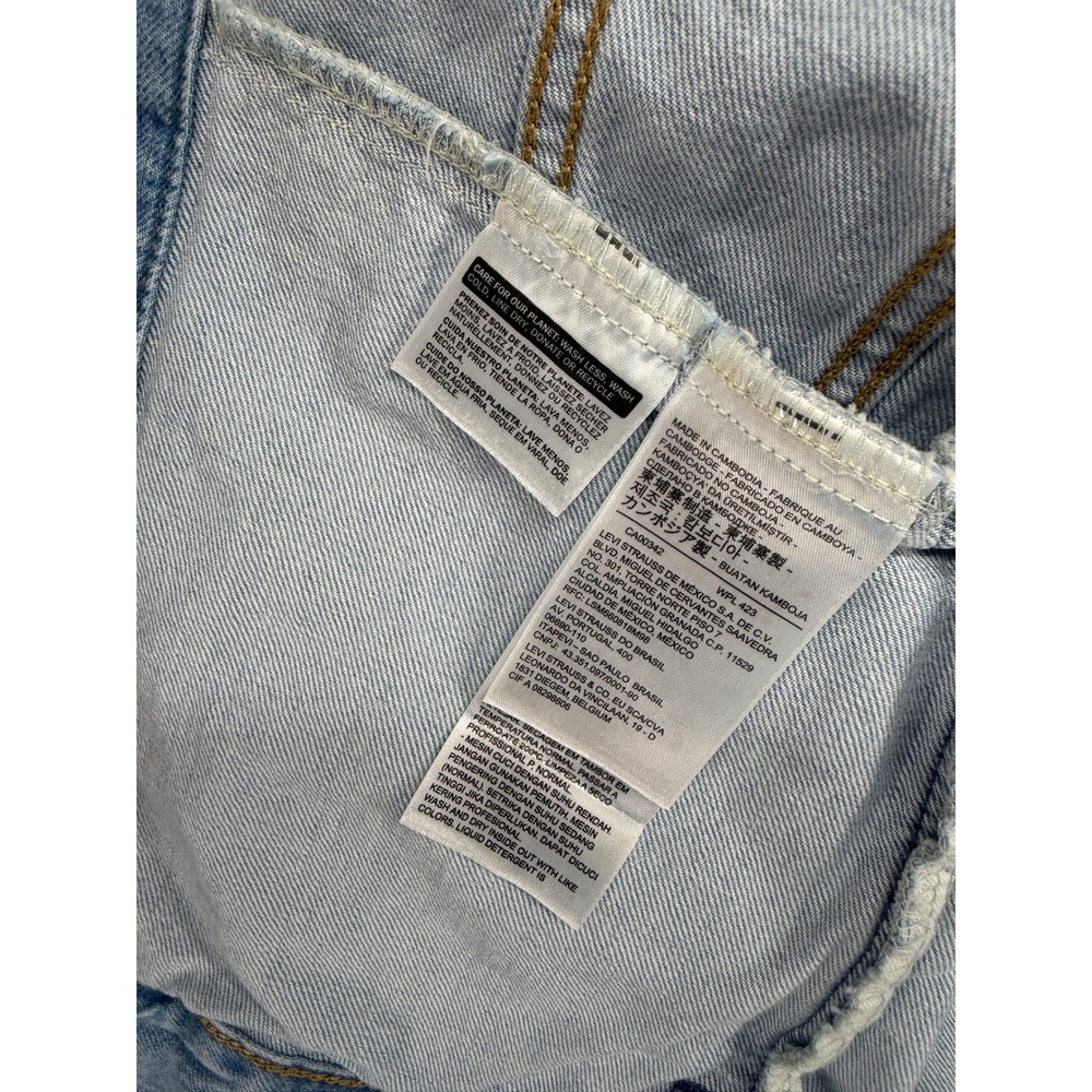 Levis Mens Light Wash Denim Trucker Jacket 72334-0563 Blue‎ Size M - Picture 5 of 11